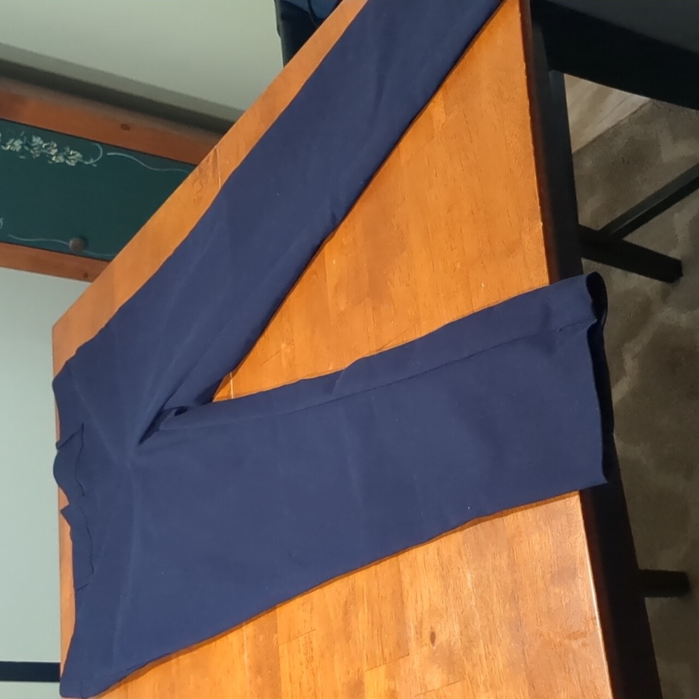 Loft navy blue ankle pants size 10